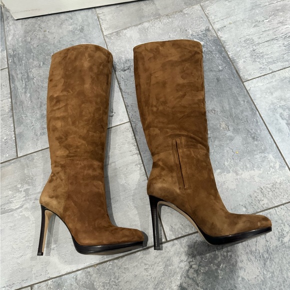 Nine West brown suede boots size 8.5 - Picture 4 of 6